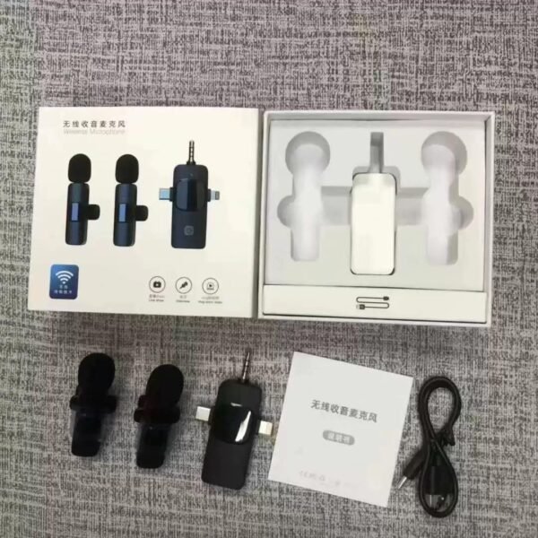 K15 WIRELESS DOUBLE MIC FOR IPHONE & TYPE C USER
