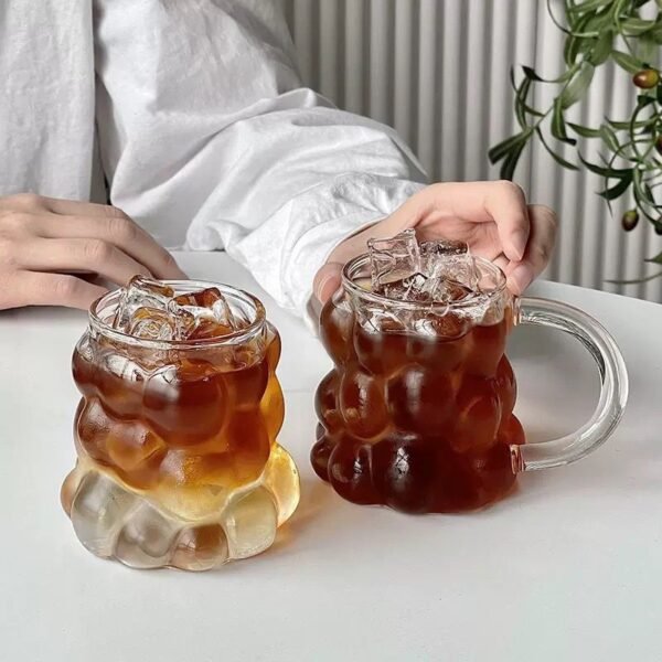 GLASS CUP WITH HANDLE
