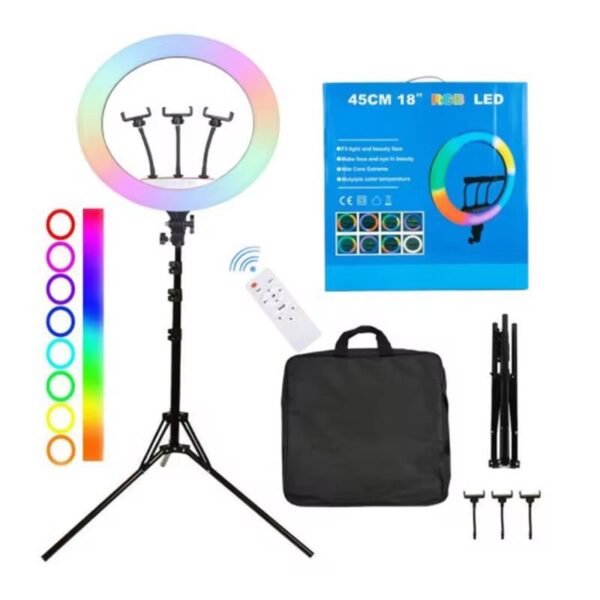 RGB 18 INCHES RINGLIGHTS +TRIPOD