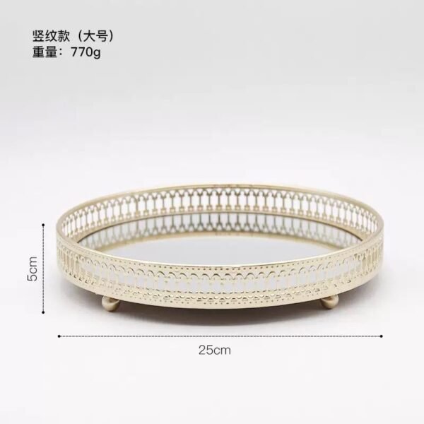 ROUND SHAPE VANITY TRAY