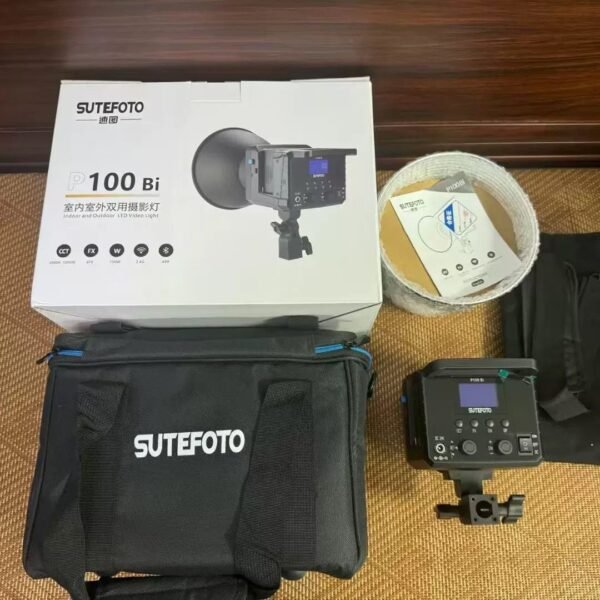 P100Bi SUTEFOTO VIDEO LIGHT + TRIPOD