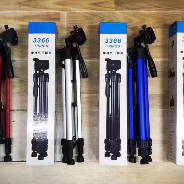 3366 BUDGET PROFESSIONAL TRIPOD BLACK ONLY