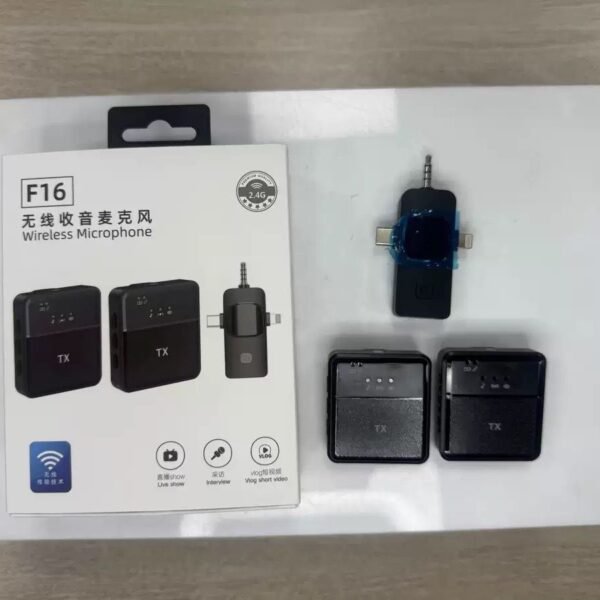 F16 DOUBLE MIC FOR IPHONE & TYPE C