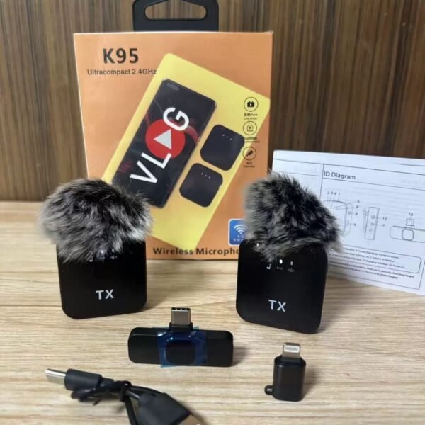 K95 DOUBLE MIC FOR IPHONE & TYPE C
