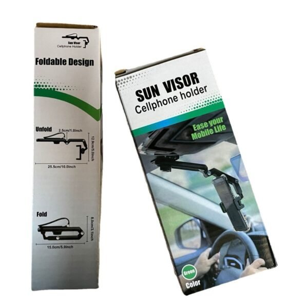 H10 SUN VISOR CELL CAR PHONE HOLDER