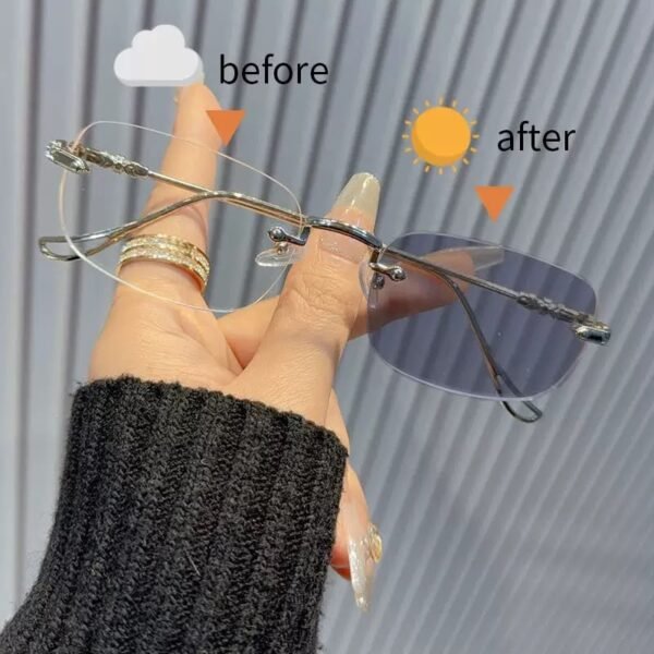 G354 MAISON RIMLESS ANTI BLUE+PHOTOCHROMIC GLASS
