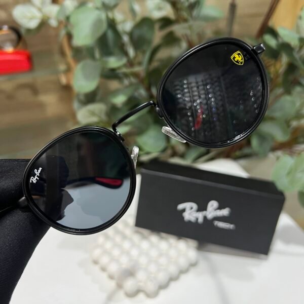 RAYBAN ROUND-FRAME SUNGLASS